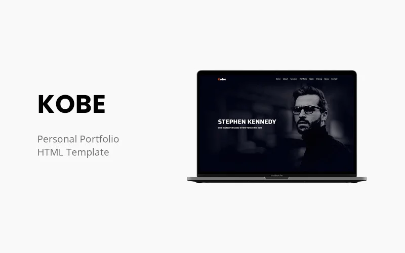 Kobe – Modèle de site Web de portfolio personnel premium