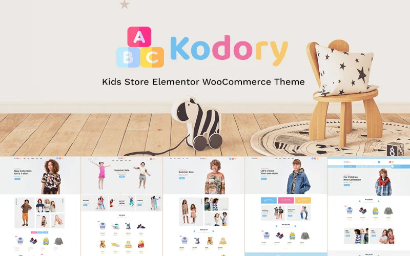 Kodory – Thème WooCommerce Elementor pour boutique pour enfants