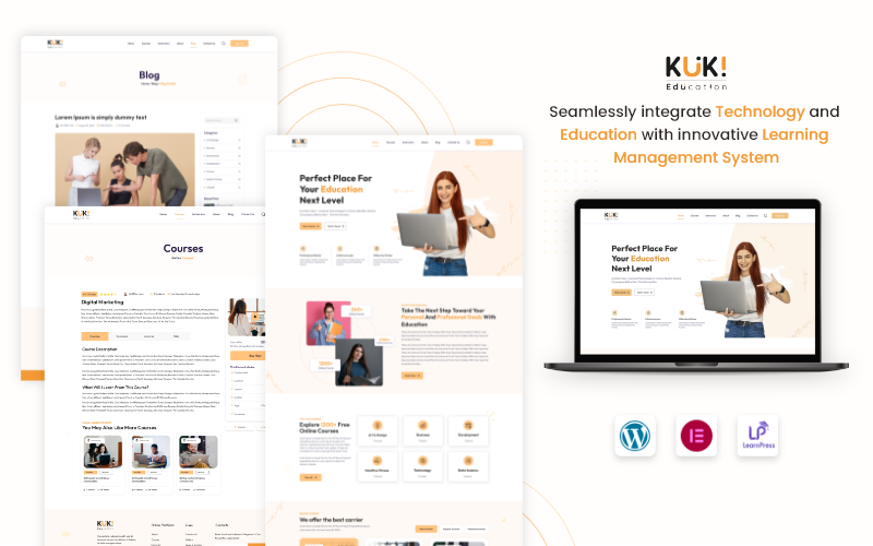 KUKI Education – Thème WordPress LMS