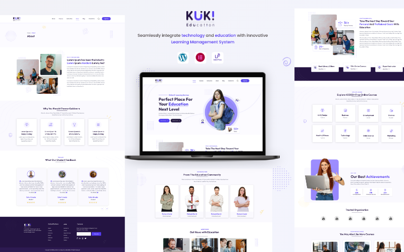 Kuki | Thème WordPress pour l’éducation LMS