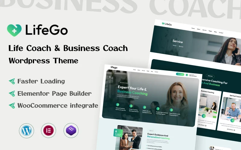 Lifego – Thème WordPress pour coach de vie et d’affaires
