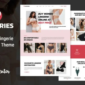 Linxuries - Thème WordPress pour lingerie et bikini
