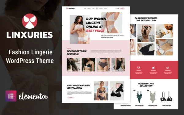 Linxuries - Thème WordPress pour lingerie et bikini
