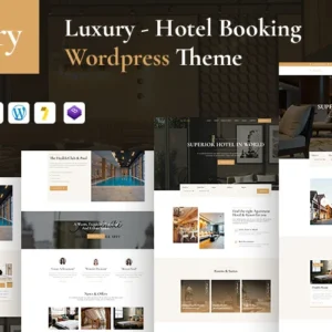 Luxe - Thème WordPress de réservation de luxe, de complexe hôtelier et d'hôtel.