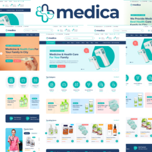 Medica - Health And Medical eCommerce HTML5 Template Website Template