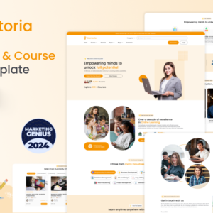 Mentoria - Modèle de site Web HTML pour l'éducation et les cours en ligne