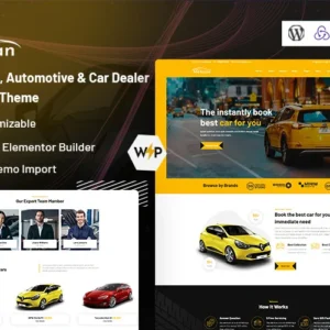 Metojan - Thème WordPress pour concessionnaires automobiles et services automobiles