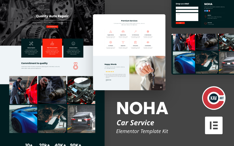 Noha – Kit Elementor pour l’entretien de la voiture