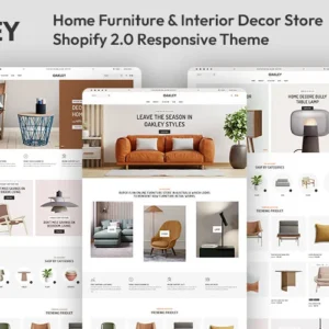 Oakley - Magasin de meubles et de décoration d'intérieur Thème Shopify 2.0 réactif et polyvalent Thème Shopify