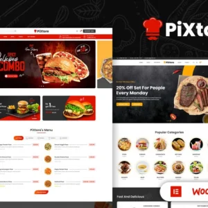 PiXtore - Thème WooCommerce pour pizzas et restaurants