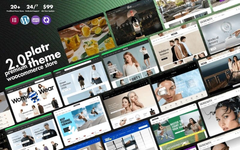 PlatR – Thème WooCommerce polyvalent Thème WooCommerce