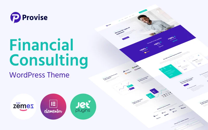 Provise – Thème WordPress Elementor pour le conseil financier spécial