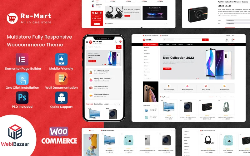 Remart – Thème WooCommerce pour boutique électronique polyvalente