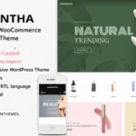 Samantha - Thème WordPress WooCommerce pour cosmétiques