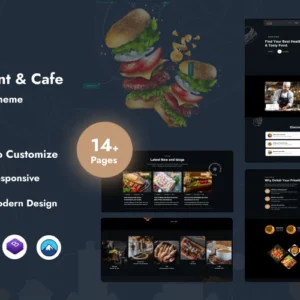 Scafe - Thème WordPress pour restaurant ou café