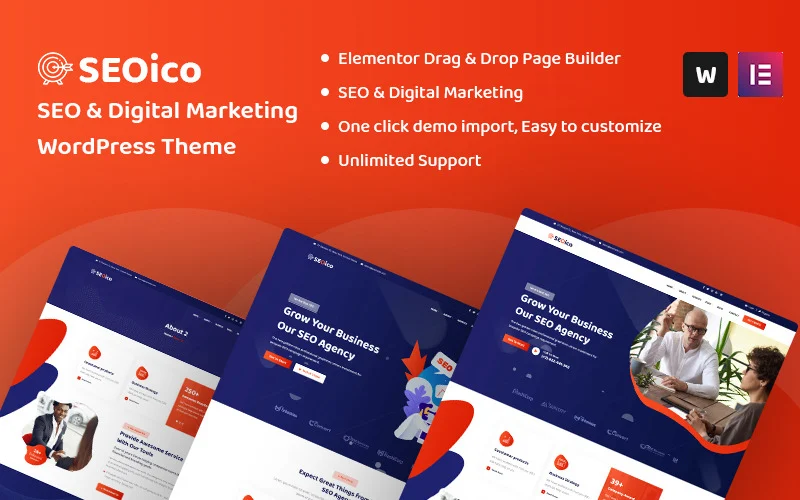 Seoico – Thème WordPress pour le référencement et le marketing numérique