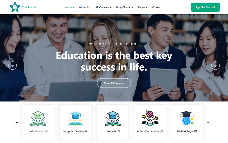 Star Learn – Thème WordPress Elementor pour écoles, collèges, universités, LMS et cours en ligne