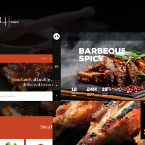 Thème WordPress pour réservation d'hôtel, restaurant, boulangerie et steakhouse