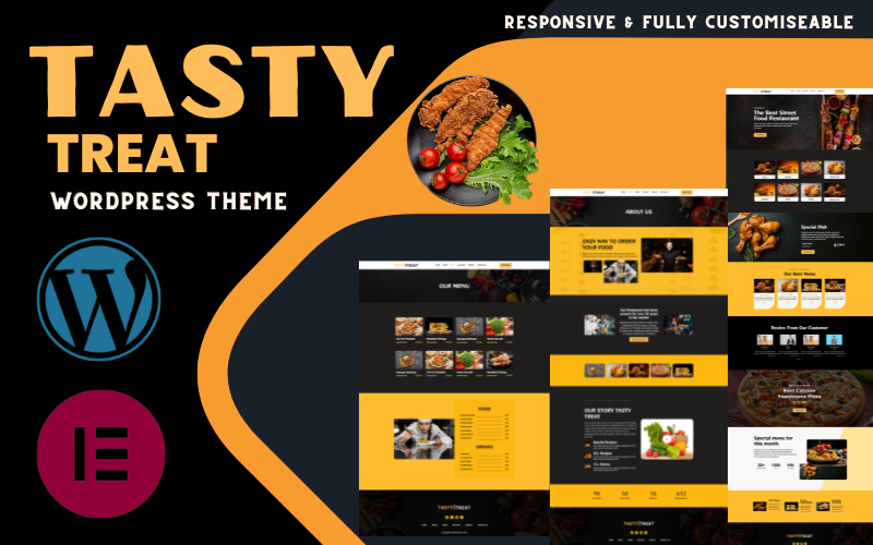 Tasty Treat – Un thème WordPress pour restaurant délicieusement moderne