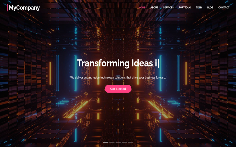 TechPort – Modèle de site web moderne Angular 18 pour startups et portfolios informatiques