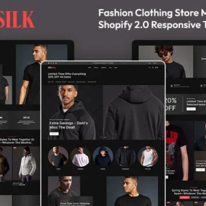 TeesSilk - Impression de t-shirts, boutique de mode, thème Shopify 2.0 réactif et polyvalent