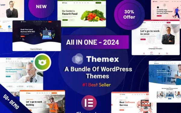 Themex - Thème WordPress réactif et polyvalent
