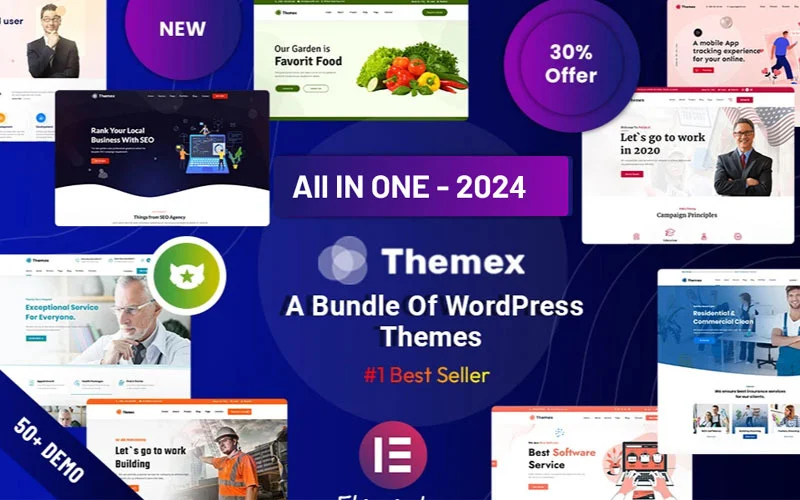 Themex – Thème WordPress réactif et polyvalent