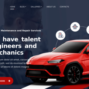 OTishAuto - Thème WordPress pour l'entretien automobile