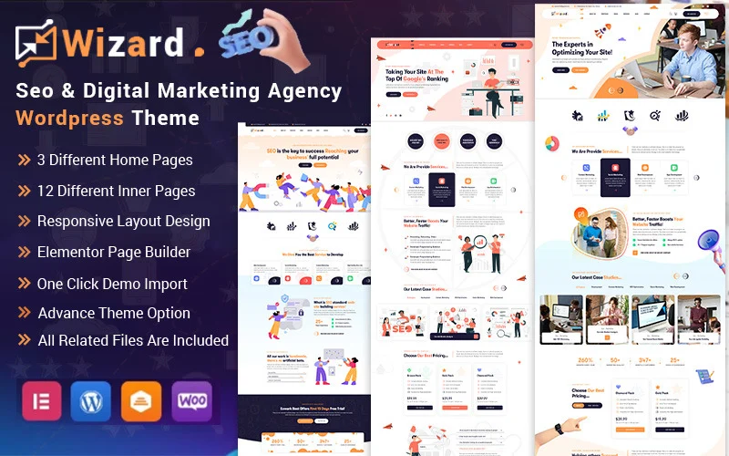 Thème WordPress Wizard SEO & Digital Marketing Agency Thème WordPress