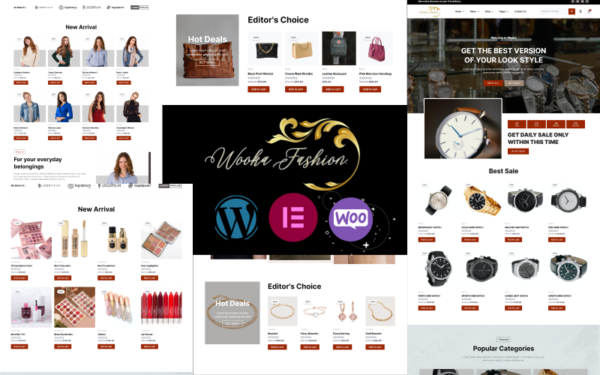 Wooka - Thème WooCommerce polyvalent Elementor