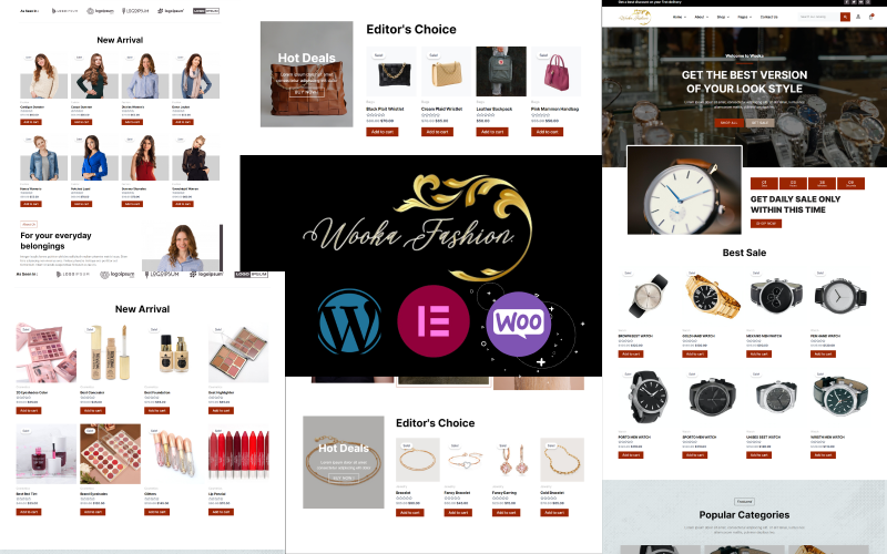 Wooka – Thème WooCommerce polyvalent Elementor