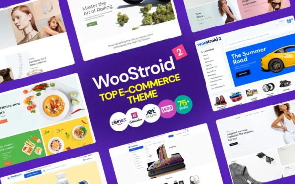 Thème WooCommerce polyvalent pour Elementor