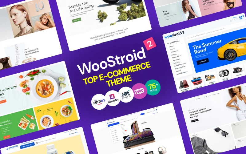 Thème WooCommerce polyvalent pour Elementor