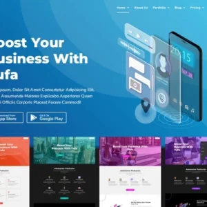 Yufa – Modèle de site Web HTML 5 polyvalent pour solutions informatiques et services aux entreprises