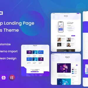 Thème WordPress Zomia App Landing