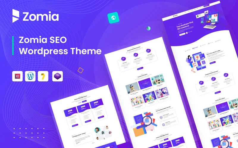 Zomia – Thème WordPress pour le marketing SEO