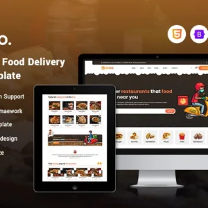 Zozo - Modèle de site Web de livraison de repas au restaurant